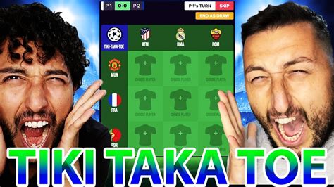 tiki taka toe Tiki Taka Toe is a fun and original quiz game that blends the strategy of tic-tac-toe with the excitement of soccer and the mental challenge of Wordle